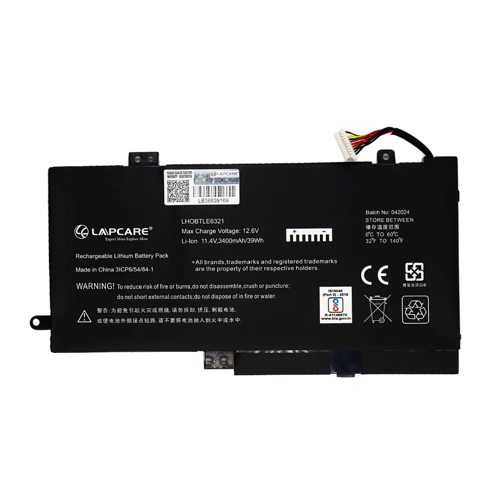 Lapcare Laptop Battery Compatible For HP X360-13S | LE03XL view 2
